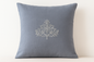 Running Stitch Handwork with cotton thread on Cushion 16x16, Set of 2